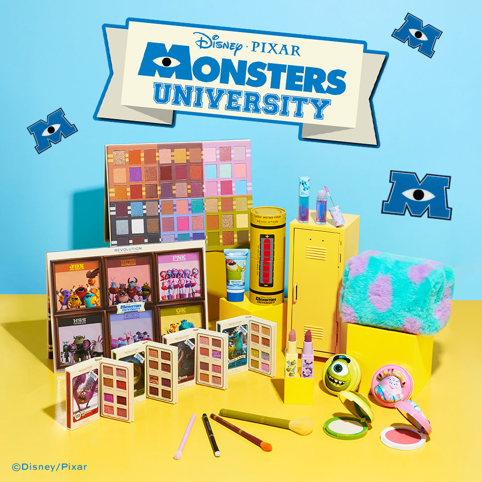 Directo desde la infancia llega "Monsters University" de Makeup Revolution