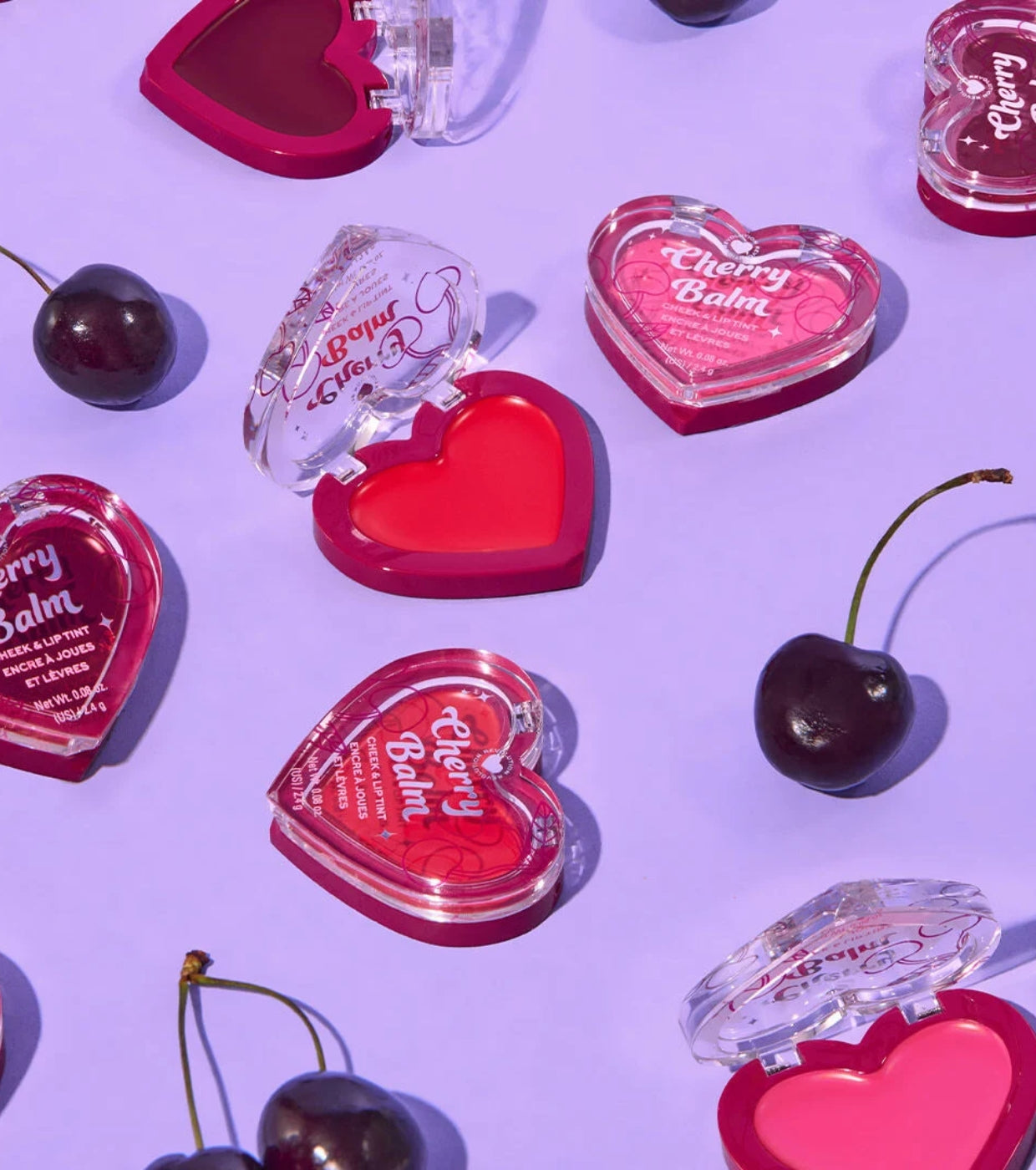 I Heart Revolution - *Midnight Cherry* - Bálsamo para labios y mejillas - Cherry Bomb Pink