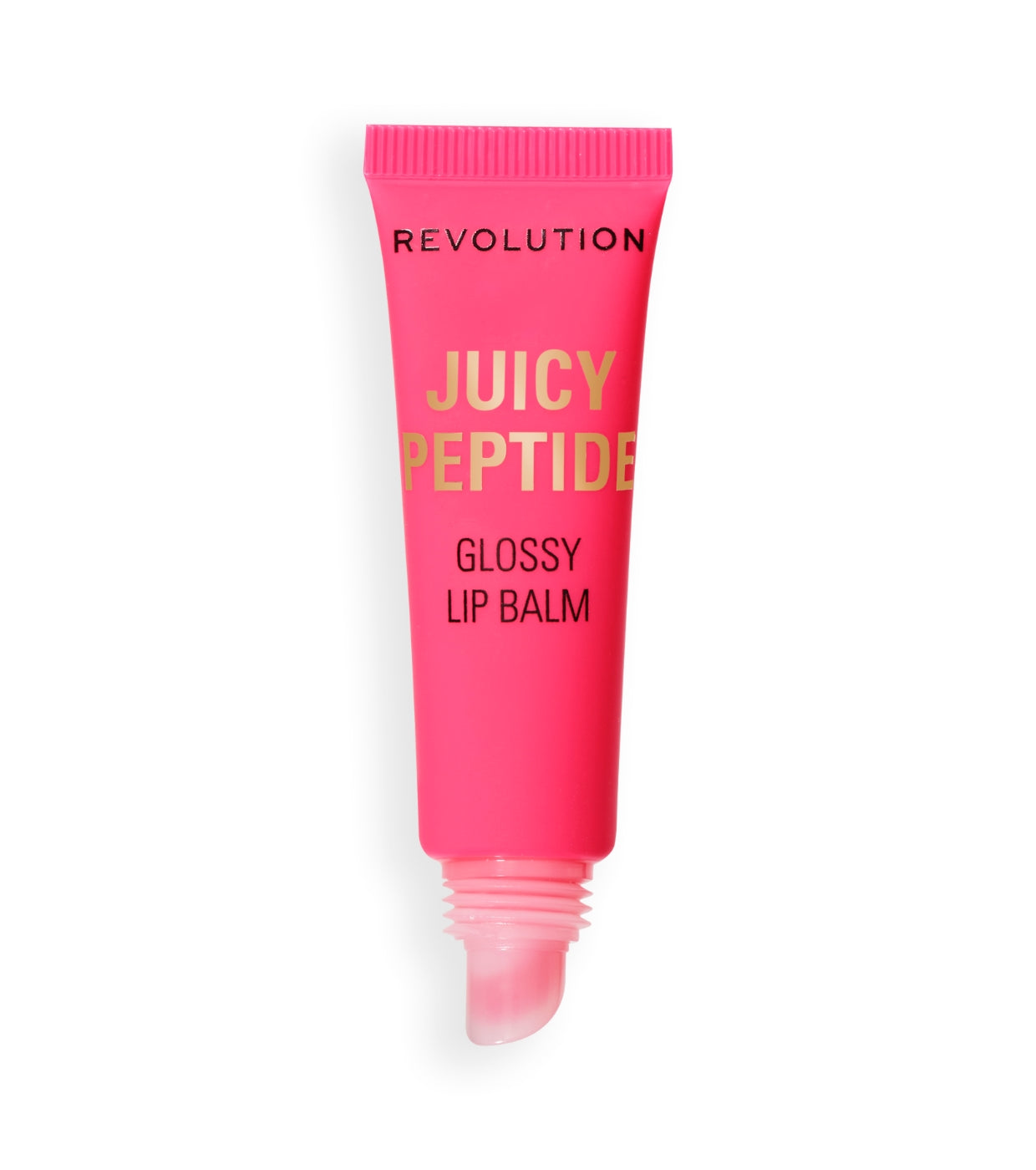 Makeup Revolution - Bálsamo labial con brillo Juicy Peptide - Guava Rum Punch Coral