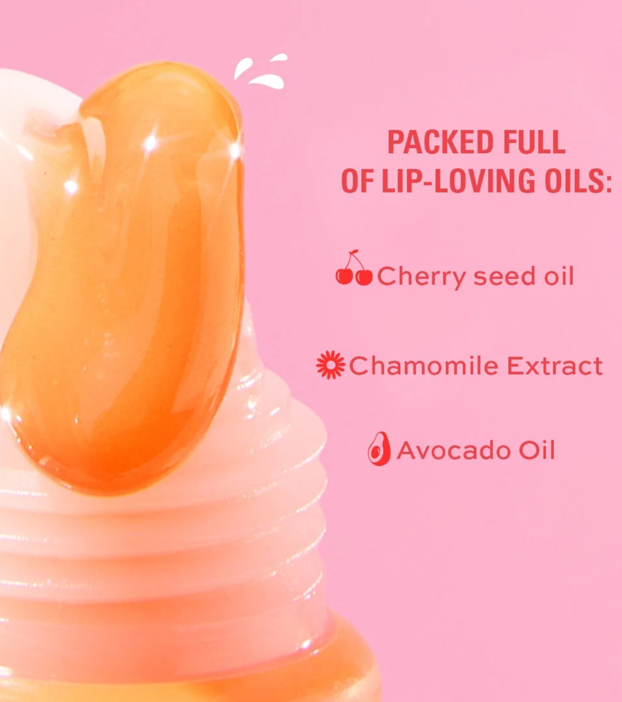 Makeup Revolution - Bálsamo labial con brillo Juicy Peptide - Guava Rum Punch Coral