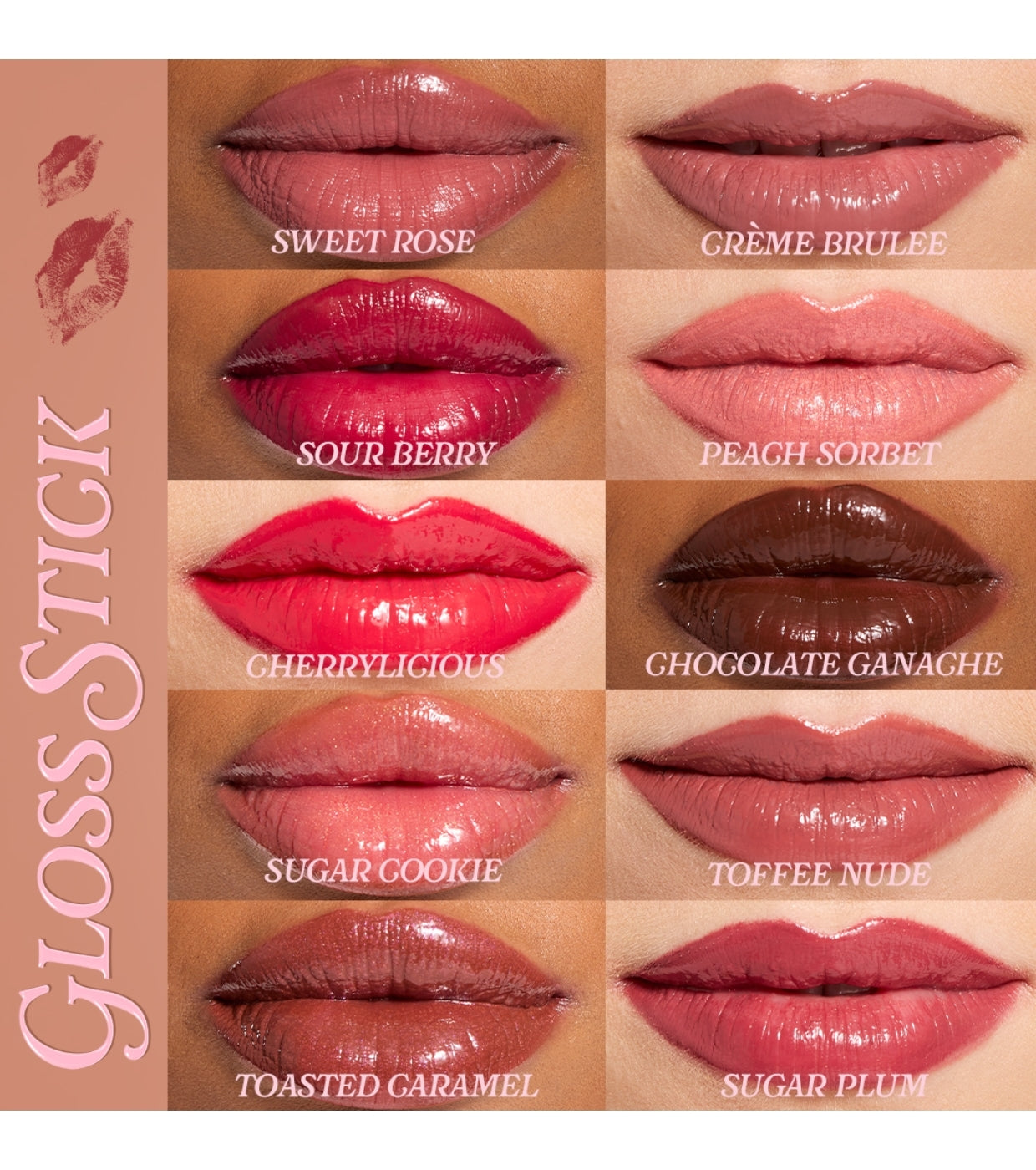 Makeup Revolution - Barra de labios Pout Lip Gloss Stick - Sugar Cookie Pink