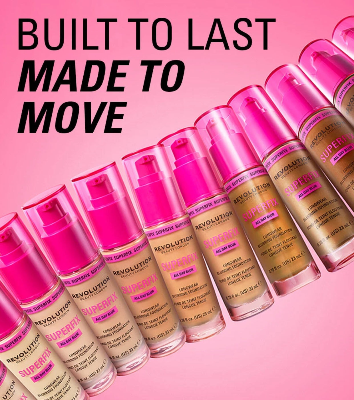 Makeup Revolution - Base de maquillaje Superfix 16H Blur - F2NC