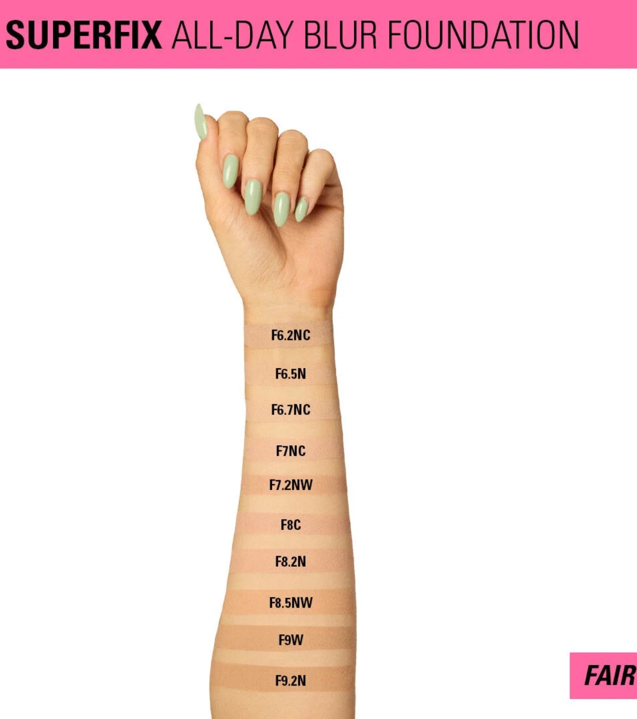 Makeup Revolution - Base de maquillaje Superfix 16H Blur - F3N