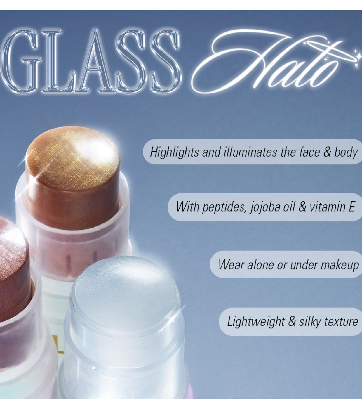 Makeup Revolution - Iluminador Jelly Glass Halo - Rose Glow