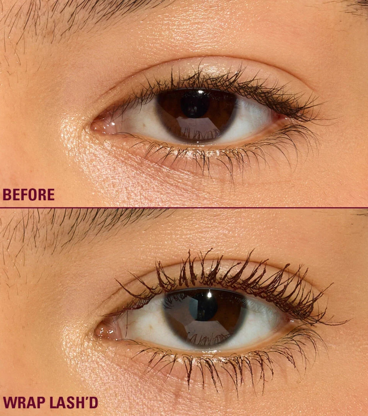 Makeup Revolution - Máscara de pestañas Wrap Lash - Burgundy
