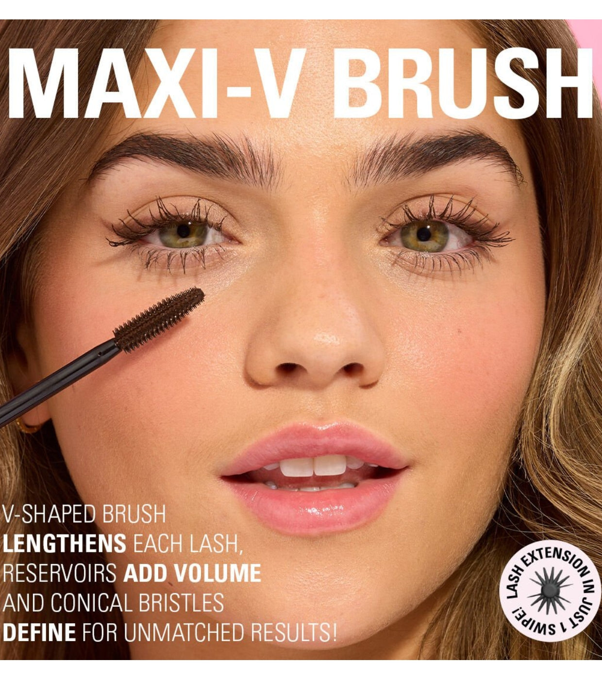 Makeup Revolution - Máscara de pestañas Wrap Lash - Burgundy