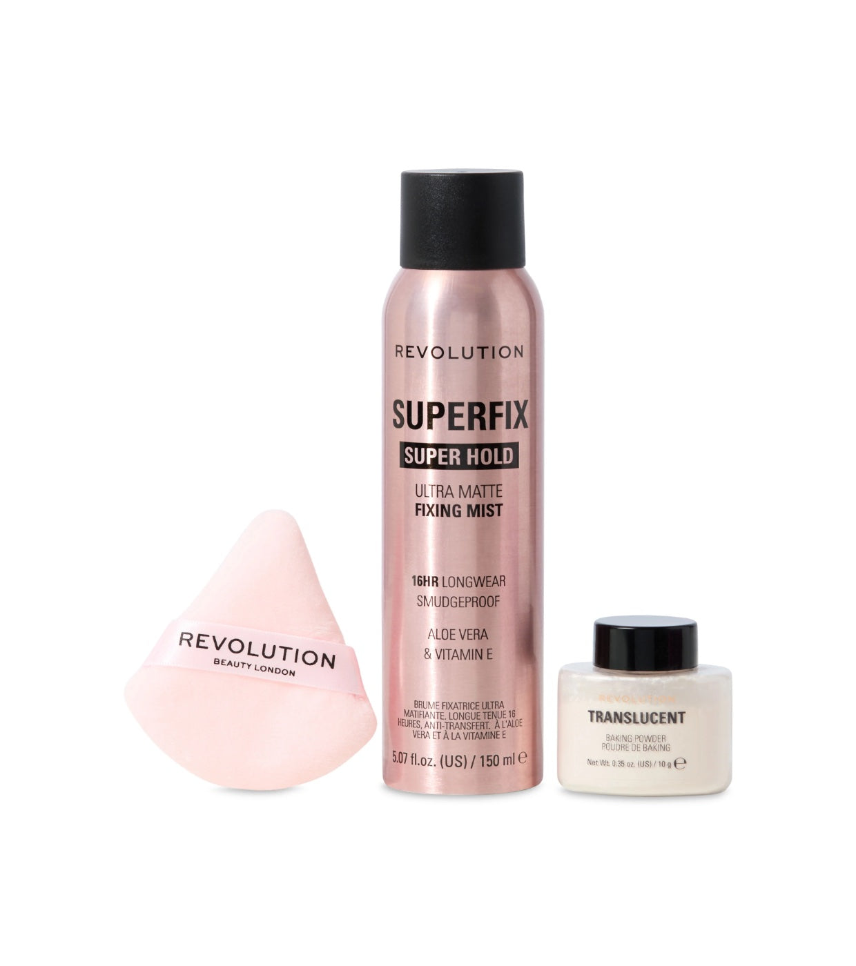 Makeup Revolution - Set fijador de maquillaje Superstar