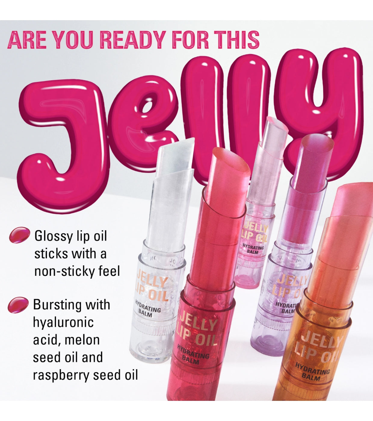 Revolution - Aceite labial en barra Jelly - Watermelon Crush Red