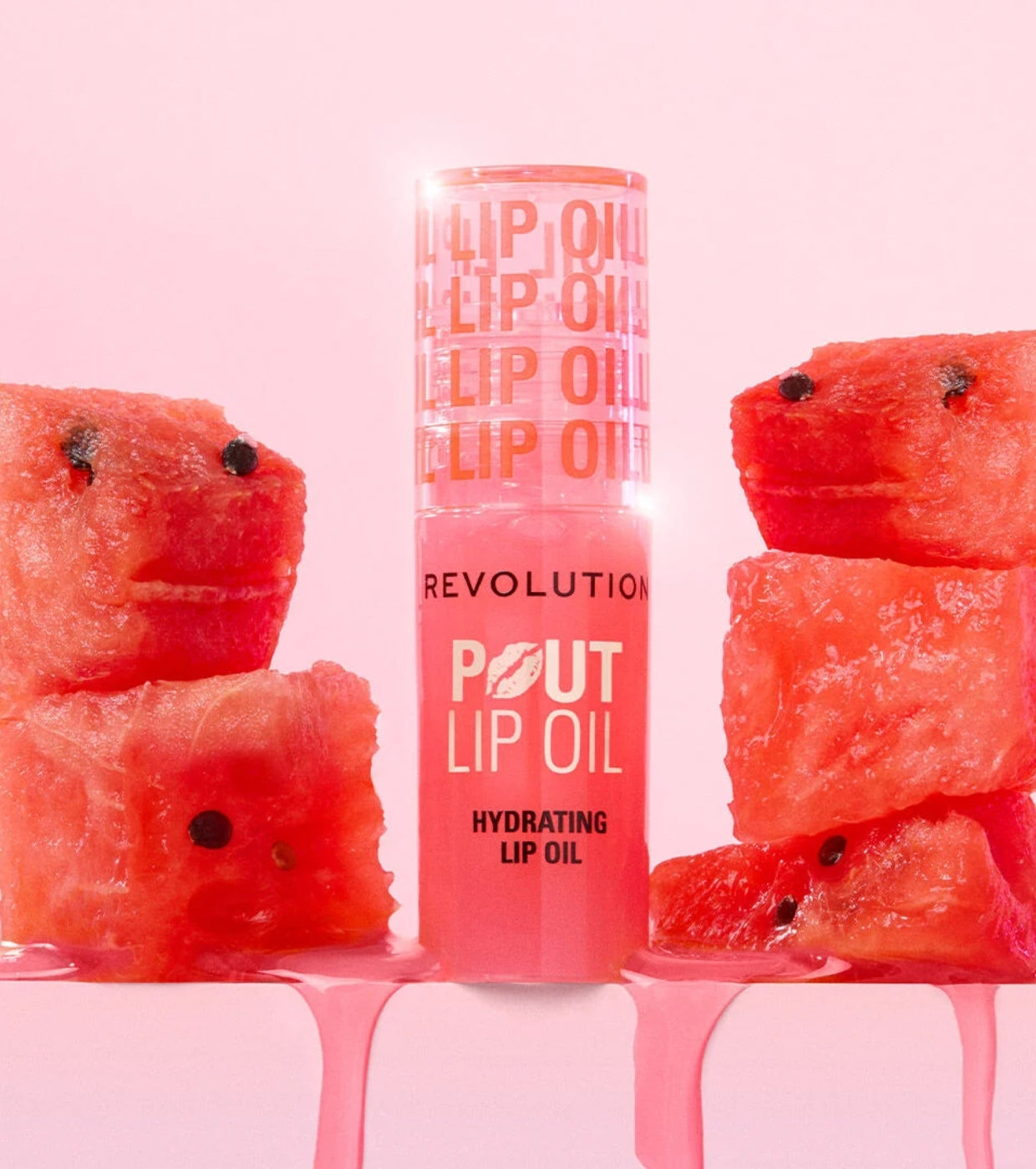 Revolution - Aceite labial Pout Lip - Watermelon Pink
