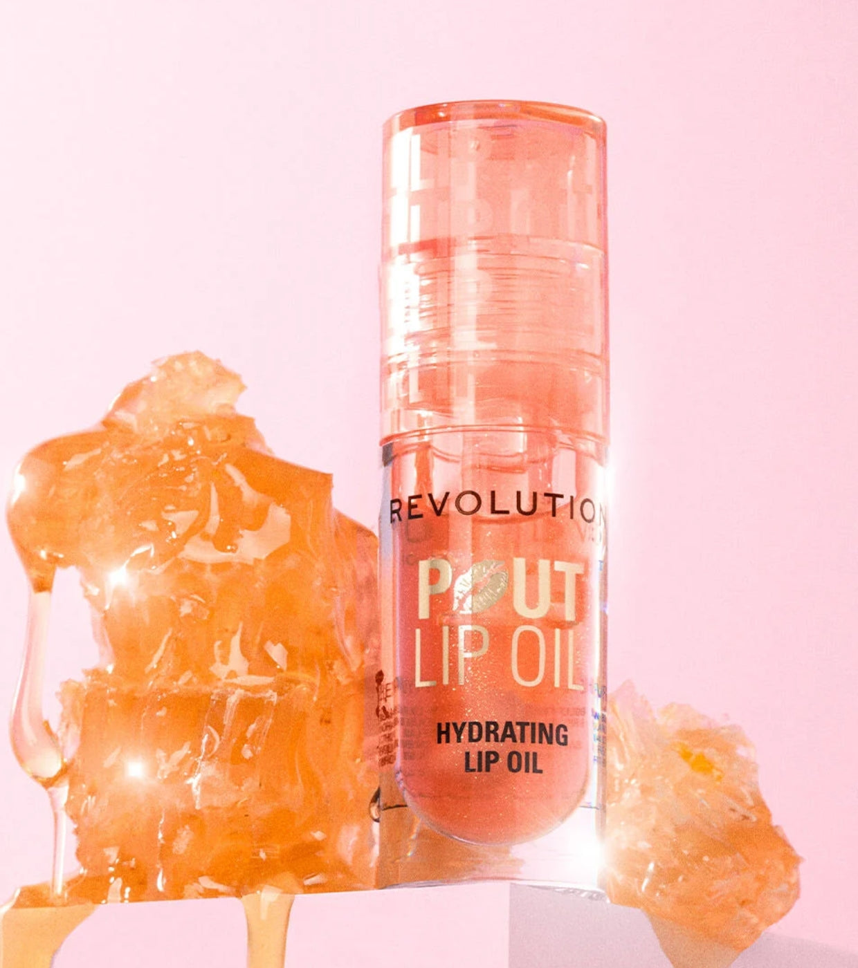 Revolution - Aceite labial Pout Lip - Honey Shimmer