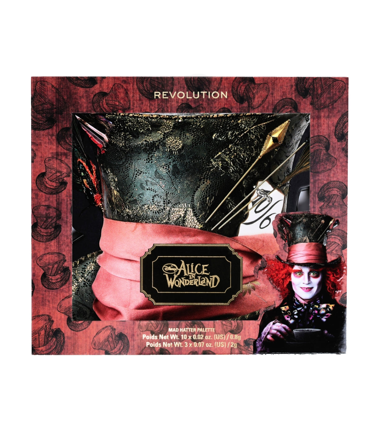 Revolution - *Alice in Wonderland* - Paleta de sombra de ojos Mad Hatter