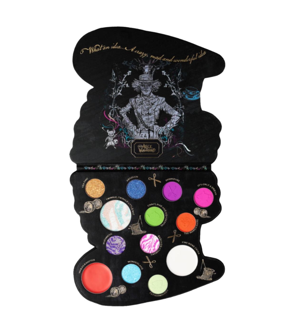 Revolution - *Alice in Wonderland* - Paleta de sombra de ojos Mad Hatter