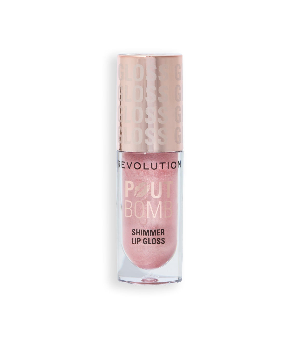 Revolution - Brillo de labios con Shimmer Pout Bomb - Shine Pink