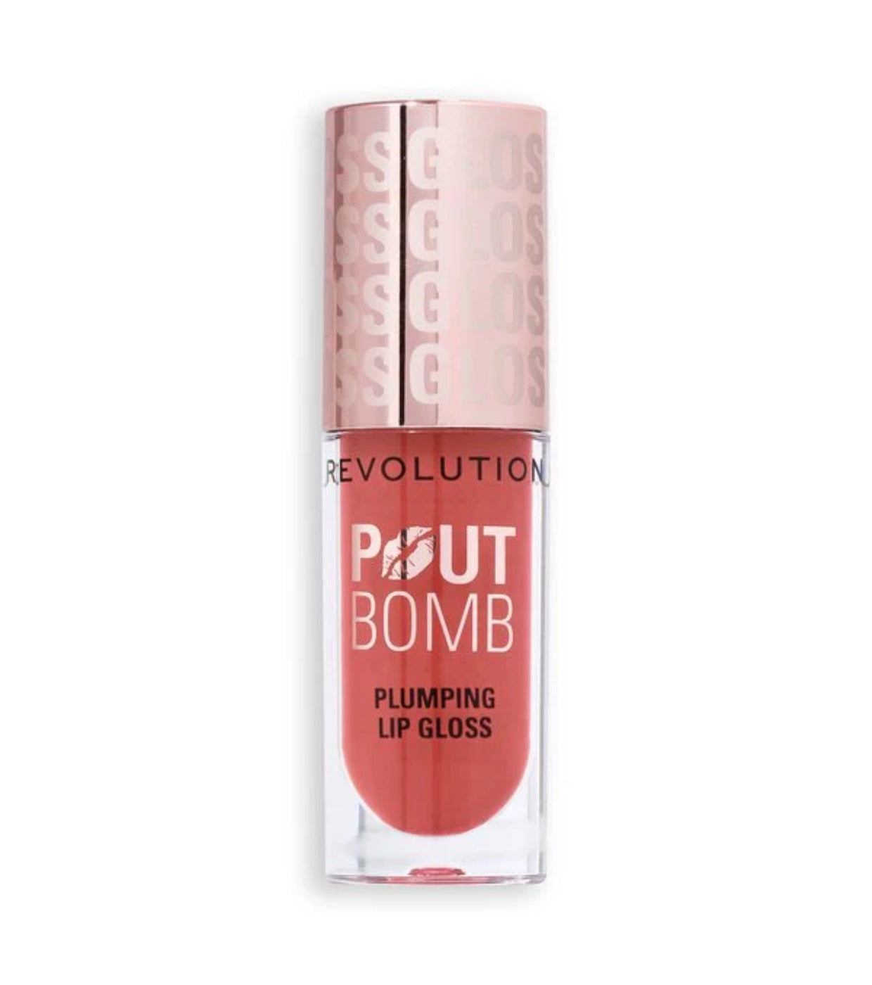 Revolution - Brillo de labios voluminizador Pout Bomb - Melba Warm Peach