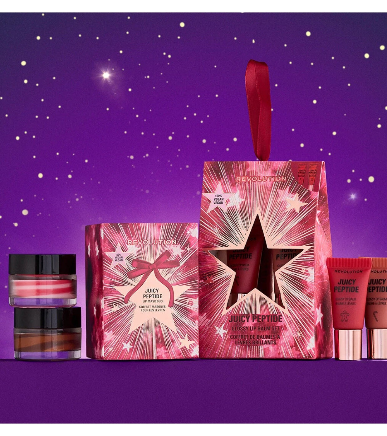 Revolution - Set de máscarillas labiales Juicy Lip Mask Set