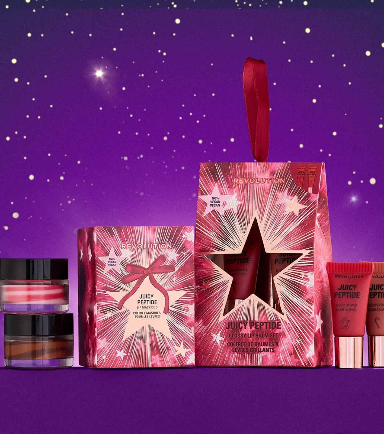 Revolution - Set de ragalo mini bálsamo labial Juicy Peptide