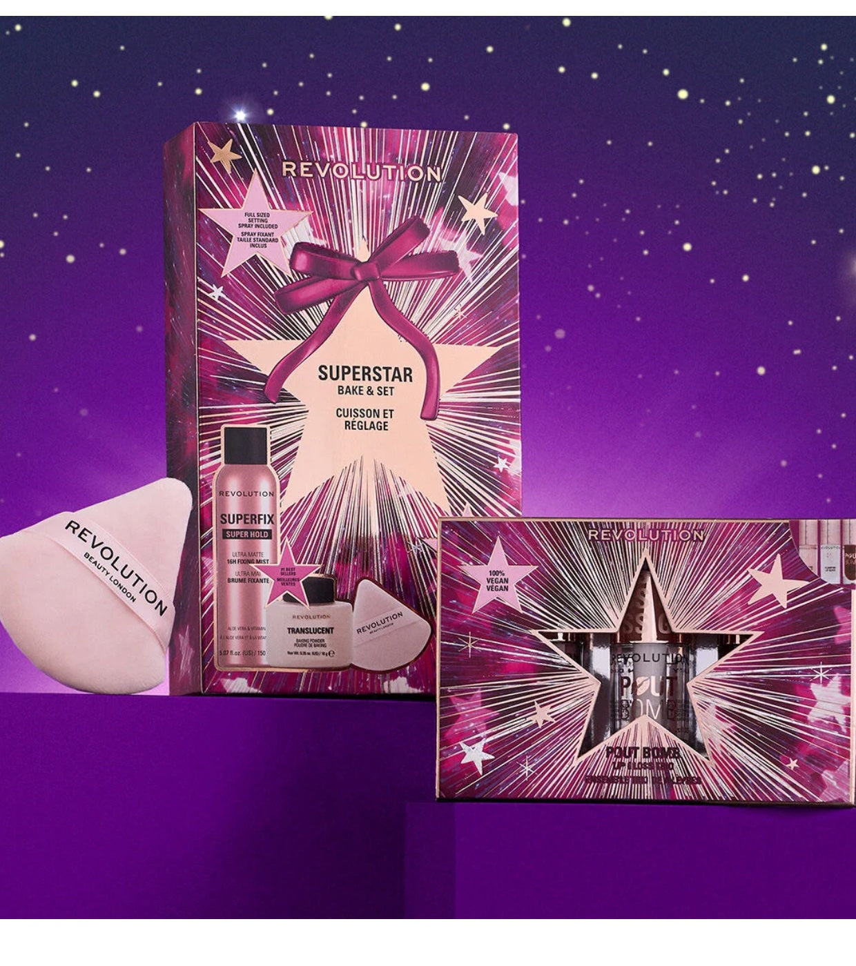Revolution - Trío de brillos labiales voluminizadores Pout Bomb Plumping