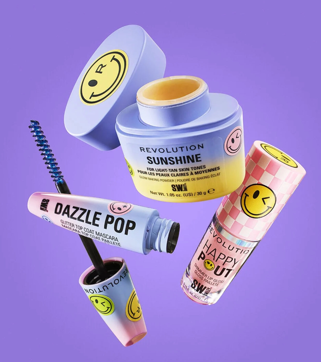 Makeup Revolution- *S.W.Smiley* - Máscara de pestañas Dazzle Pop