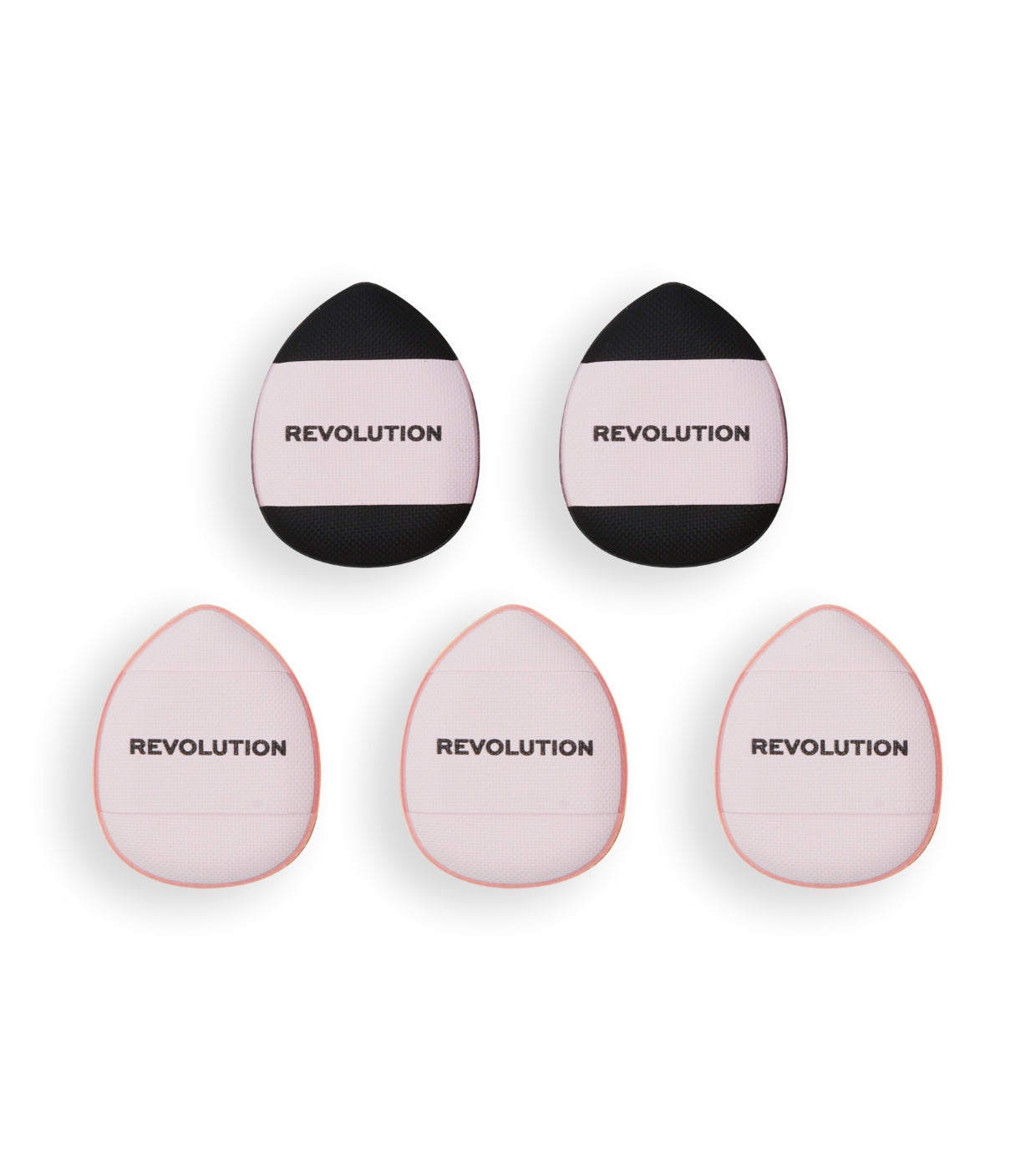 Revolution - Set de mini borlas de maquillaje Mini Finger Powder Puff