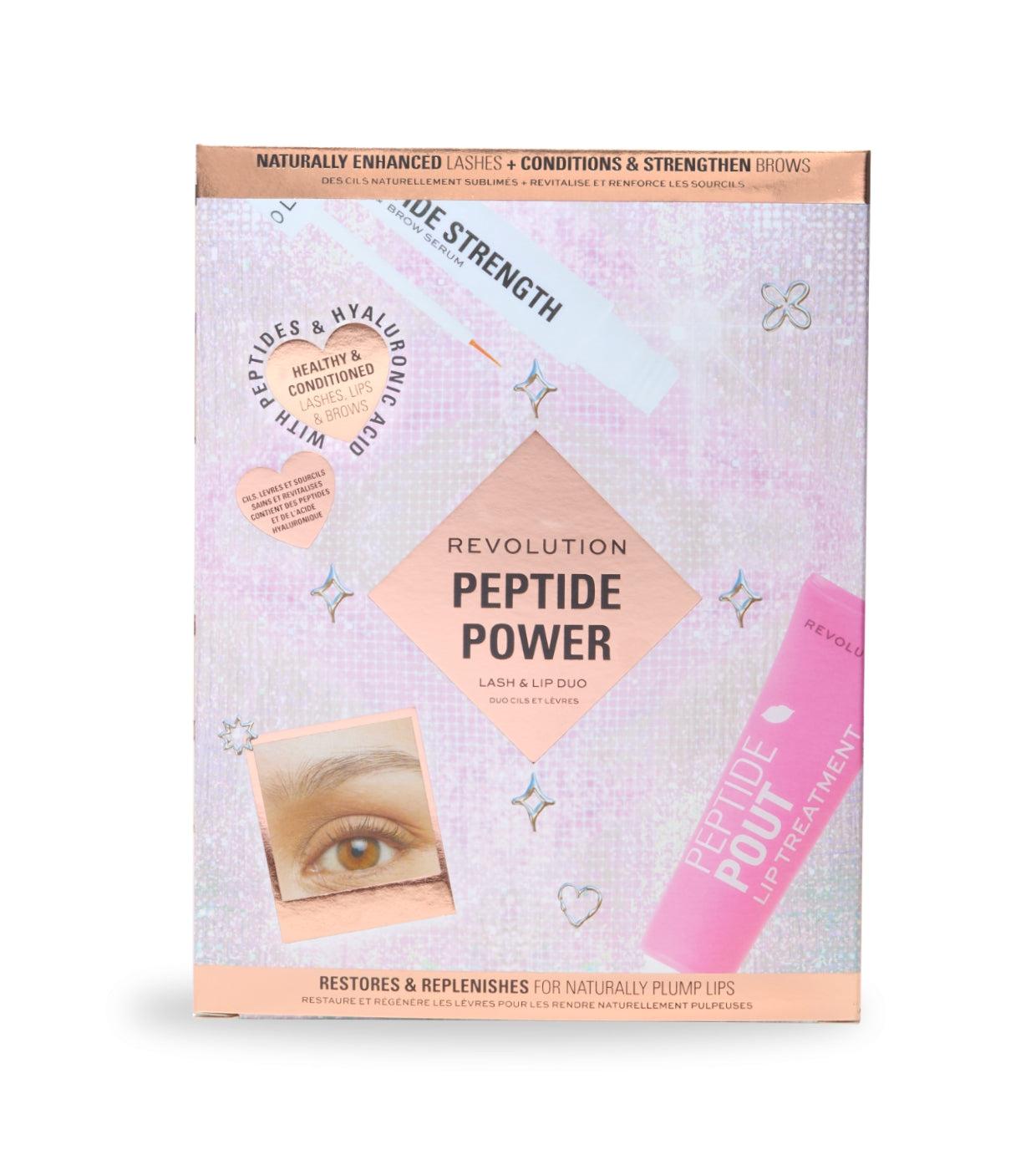 Revolution - Set Peptide Power - Sérum de pestañas y cejas Tratamiento para labios