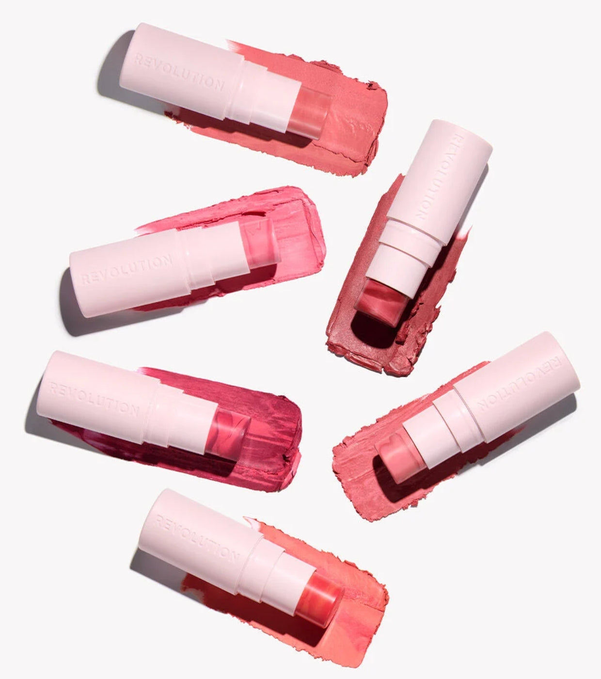 Revolution - Colorete en stick Skin Silk Marble - Pinched Light Pink