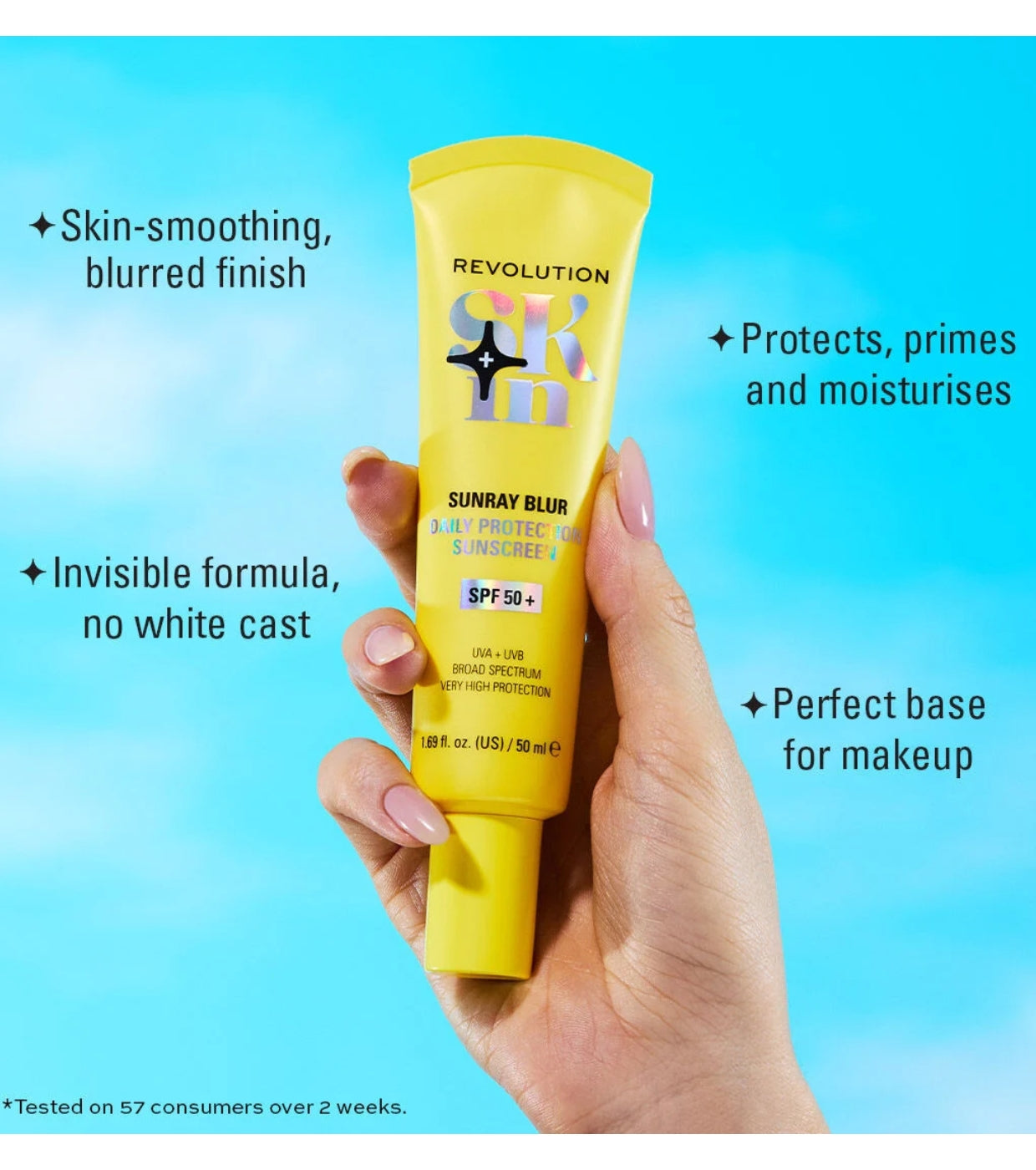 Revolution Skin - Protector solar matificante Sunray Blur SPF50