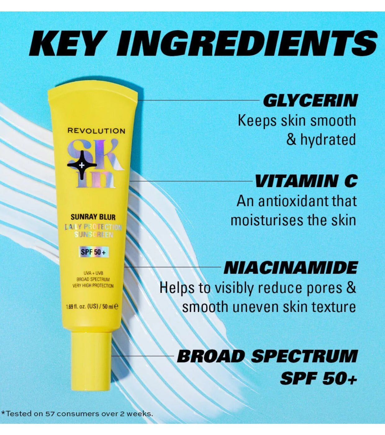Revolution Skin - Protector solar matificante Sunray Blur SPF50