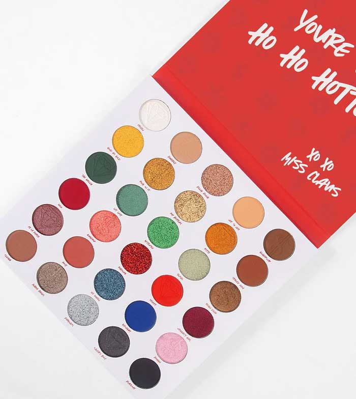 BH Cosmetics - *Miss Claus* - Paleta de sombras The lit list