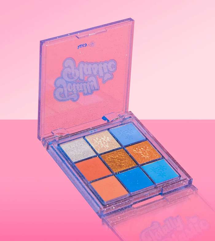 BH Cosmetics - *Totally Plastic* - Mini paleta de sombras Iggy Azalea - Blue fur