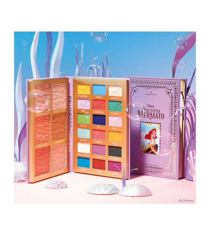 I Heart Revolution - *I Heart Revolution x Disney* - Paleta para ojos y rostro Fairytale - Ariel