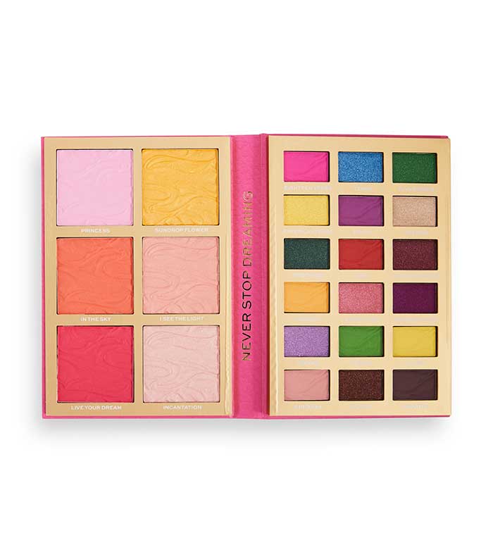 I Heart Revolution - *I Heart Revolution x Disney* - Paleta para ojos y rostro Fairytale - Tangled