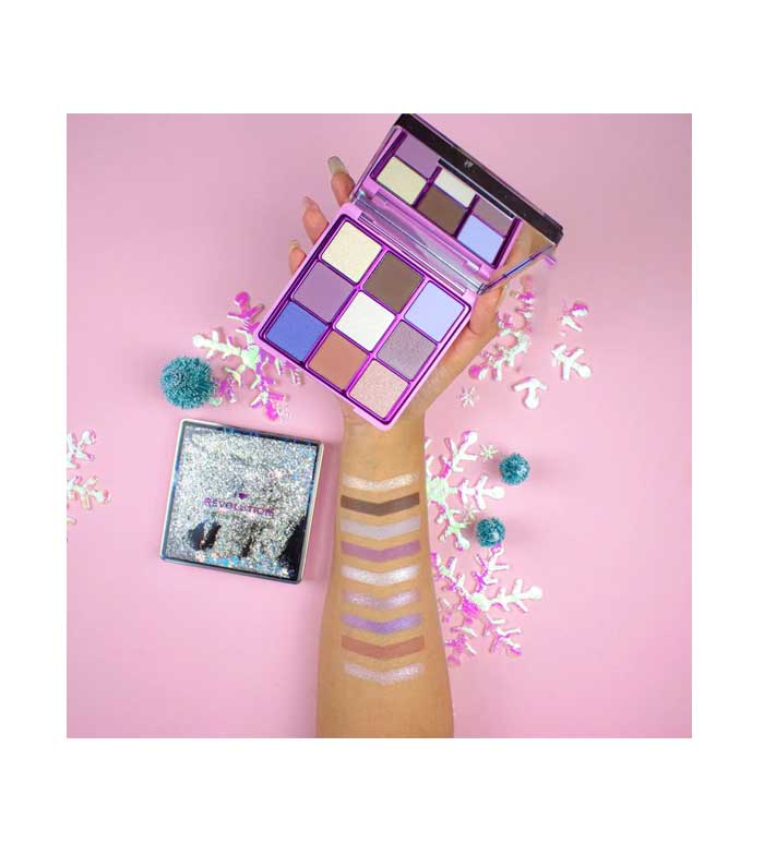 I Heart Revolution - Paleta de sombras Snow Globe - Snowflake