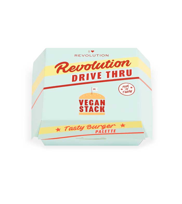 I Heart Revolution - Paleta de sombras Tasty Burguer - Vegan Stack