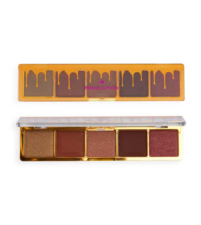 I Heart Revolution - Paletas de sombras Mini Chocolate - Milk Chocolate Ganache
