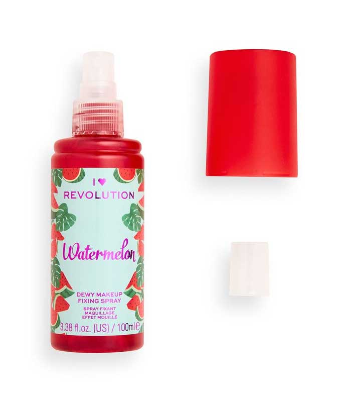 I Heart Revolution - Spray fijador de maquillaje Dewy - Watermelon