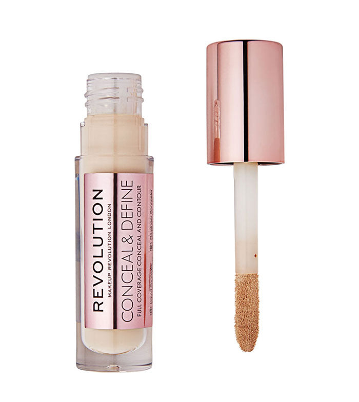 Makeup Revolution - Corrector líquido Conceal & Define - C4
