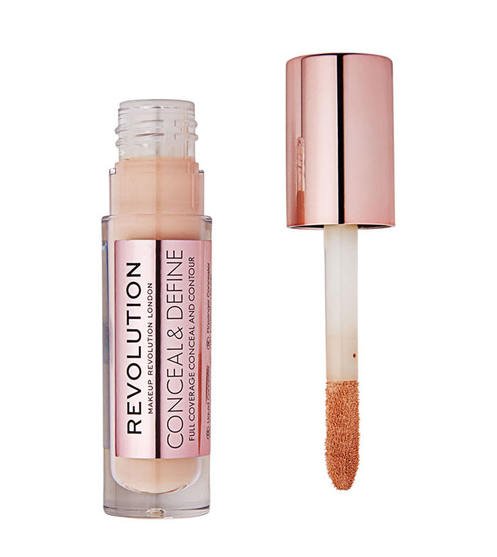 Makeup Revolution - Corrector líquido Conceal & Define - C9