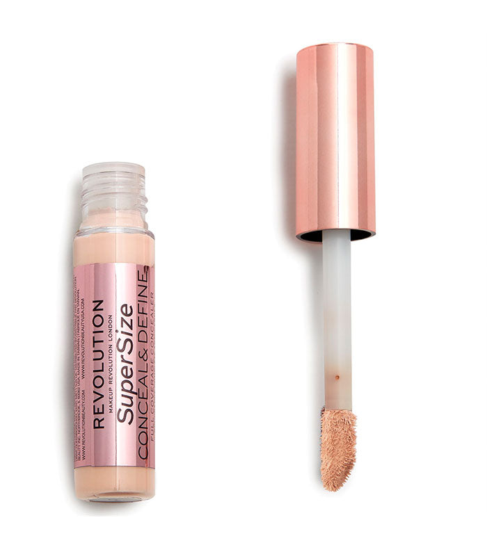 Makeup Revolution - Corrector líquido Conceal & Define SuperSize - C4