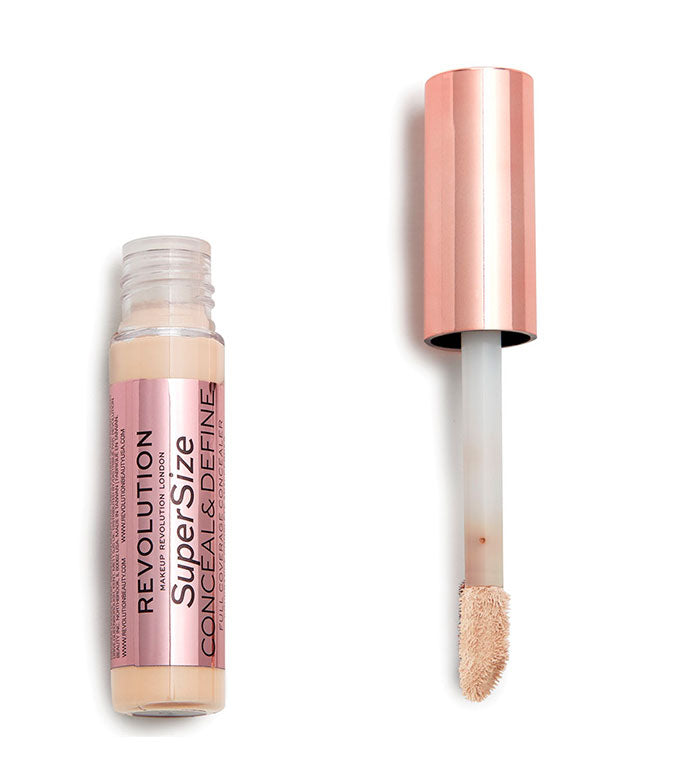 Makeup Revolution - Corrector líquido Conceal & Define SuperSize - C6