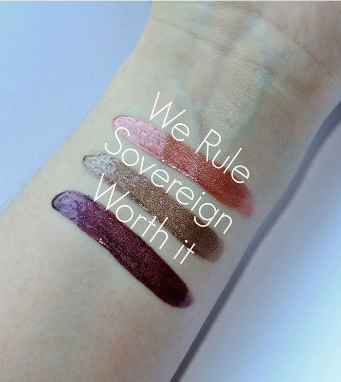 Makeup Revolution - Metallic Lip Kit Retro Luxe - Sovereign