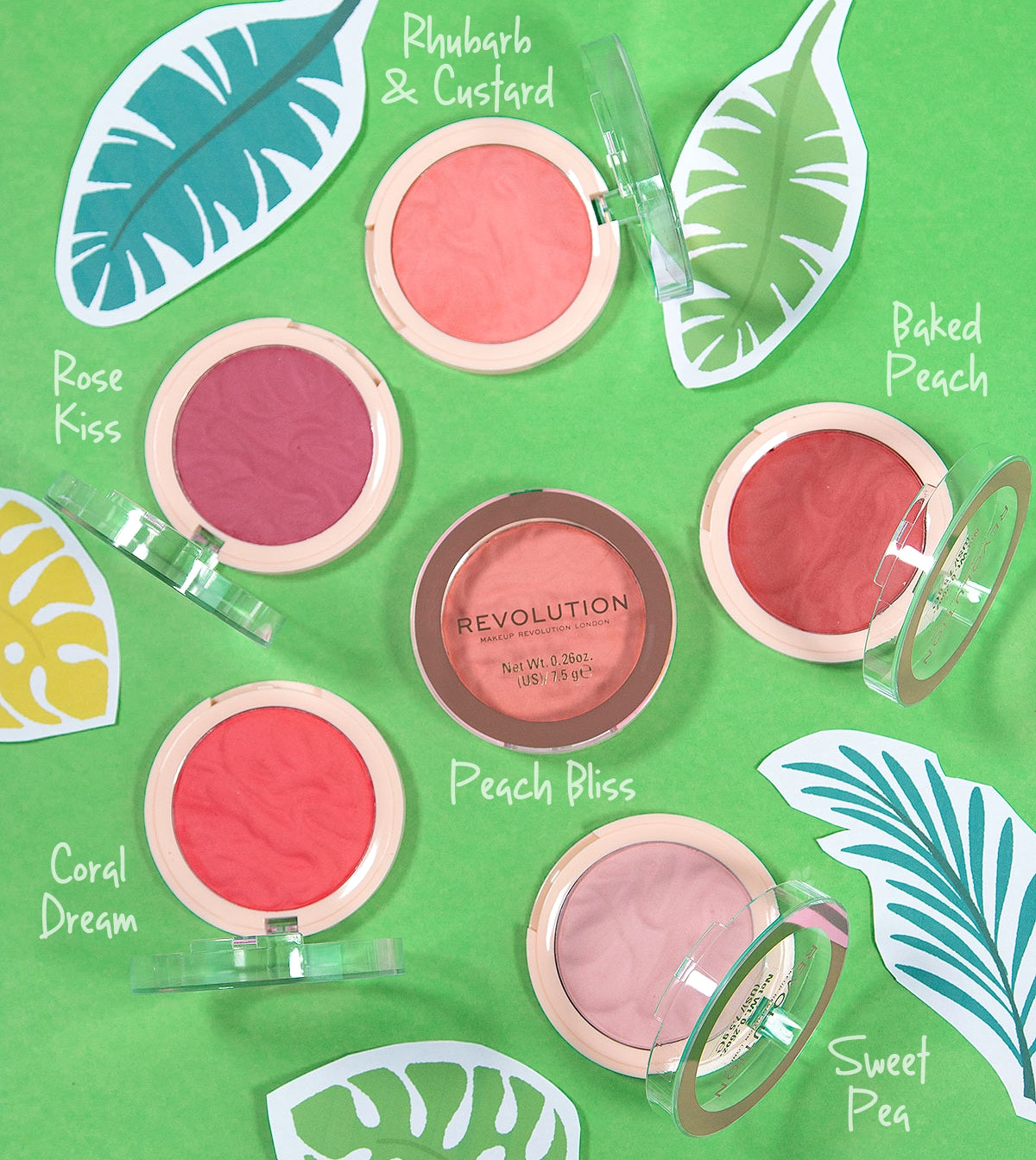 Revolution - Colorete Blusher Reloaded - Rhubarb & Custard
