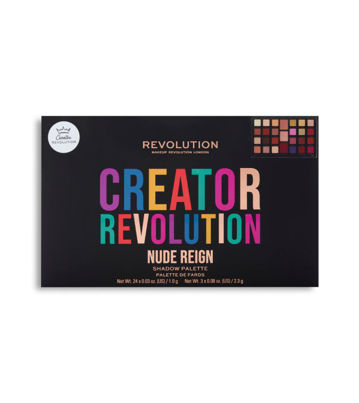 Revolution - *Creator* - Paleta de sombras de ojos Limitess - Nude Reign