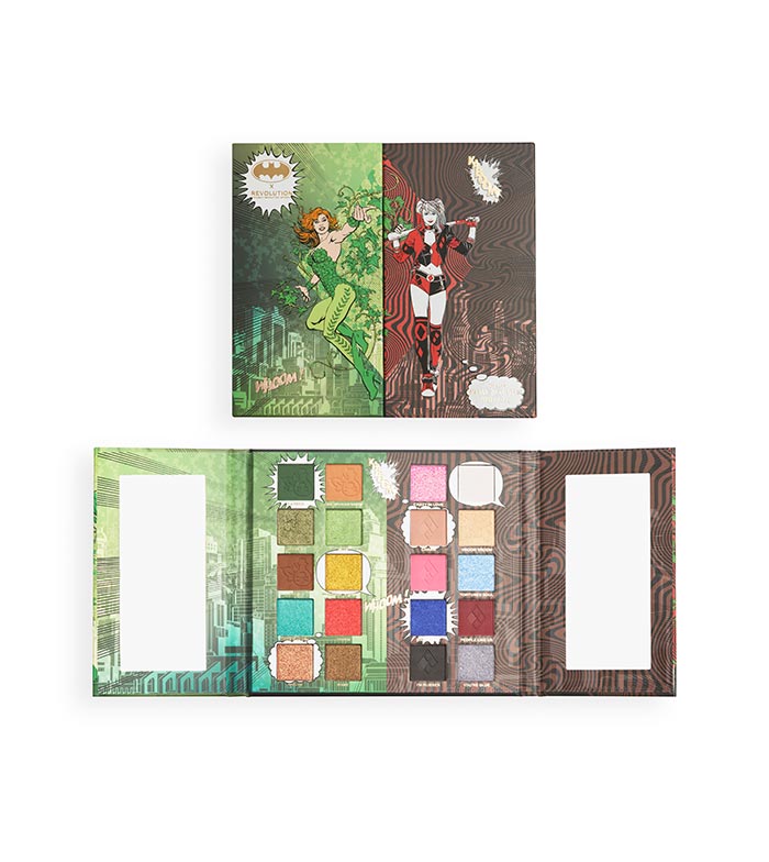 Revolution - *DC Poison Ivy & Harley Quinn* - Paleta de sombras Sirens of Gotham Comic