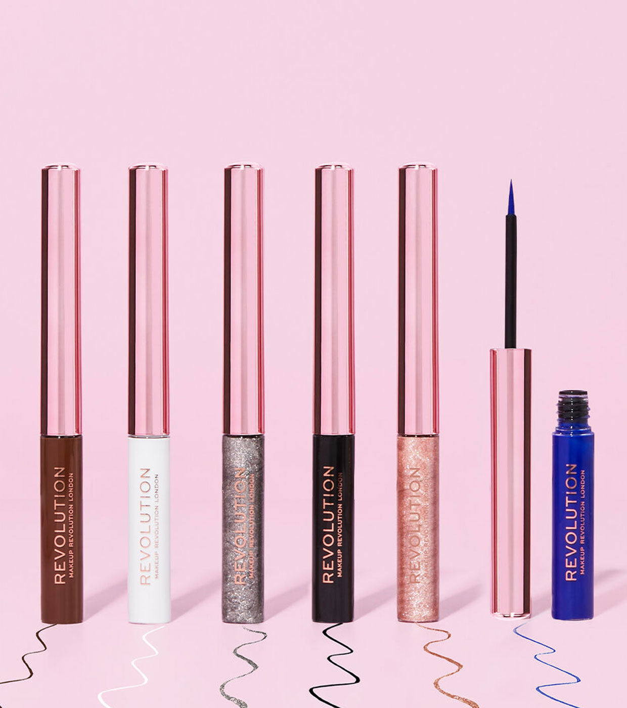 Revolution - Delineador de ojos líquido Super Flick - Brown