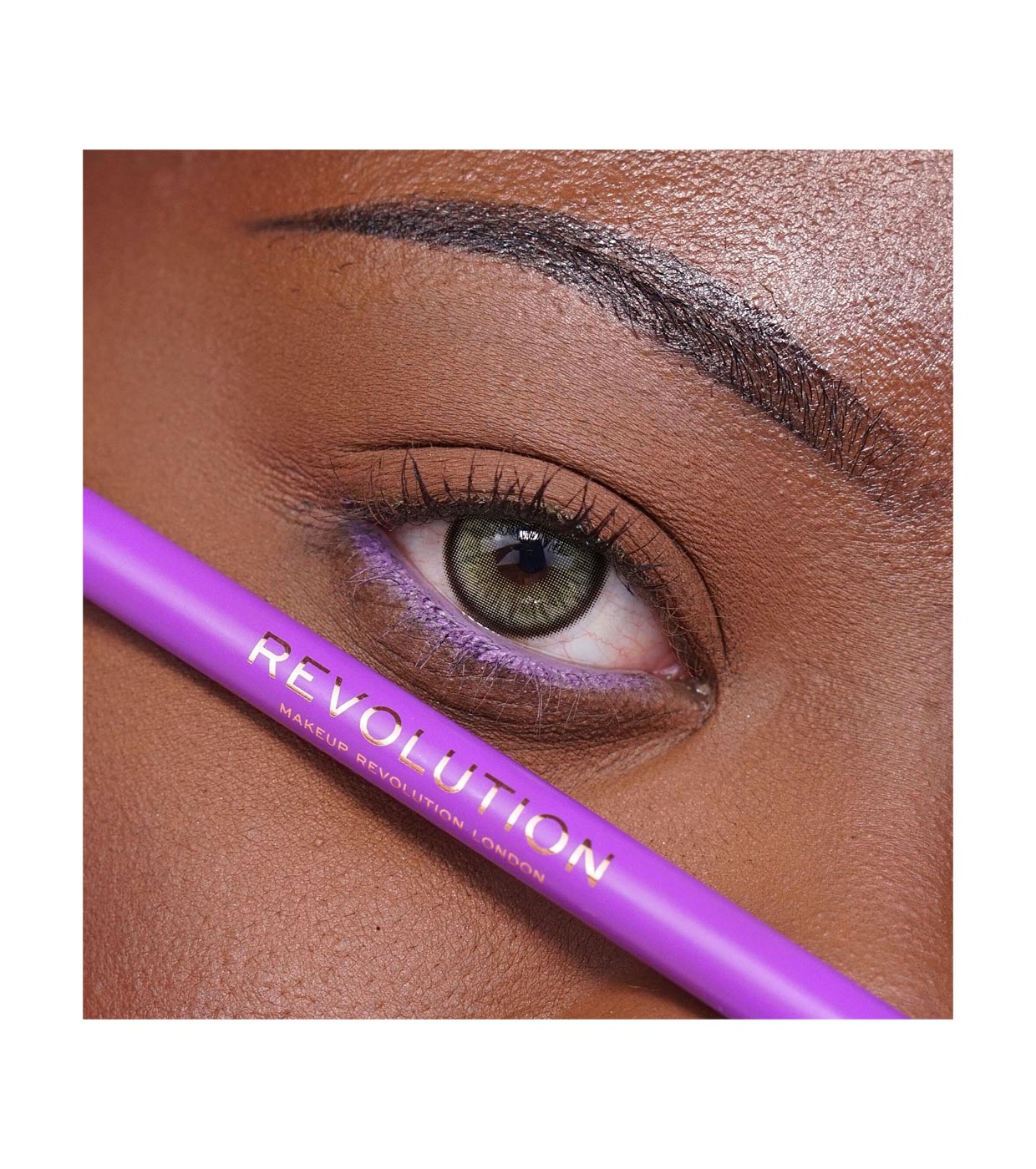 Revolution - Delineador de ojos Streamline Waterline Eyeliner Pencil - Purple