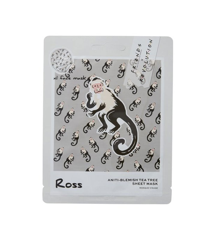 Revolution - *Friends X Revolution* - Mascarilla facial de tejido con árbol de té - Ross