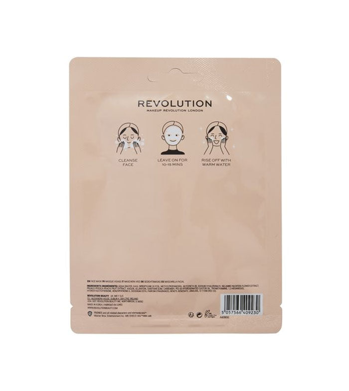Revolution - *Friends X Revolution* - Mascarilla facial de tejido con arcilla rosa - Chandler