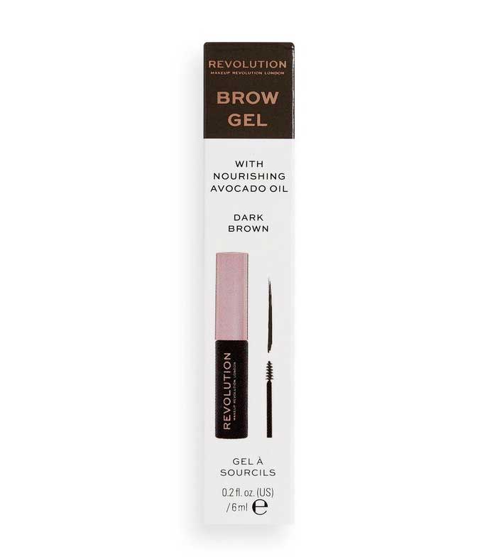 Revolution - Gel para cejas - Dark Brown