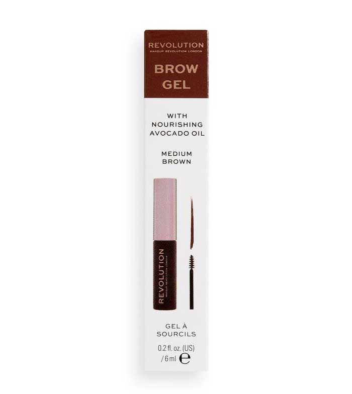 Revolution - Gel para cejas - Medium Brown