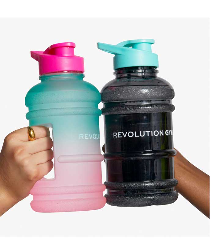 Revolution Gym - Botella de agua multicolor 1L